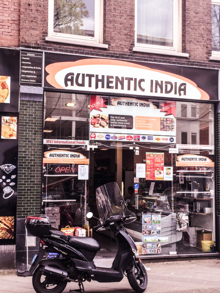 Authentic India is a charming and fully-stocked Indian grocery store near the Dappermarkt in Amsterdam