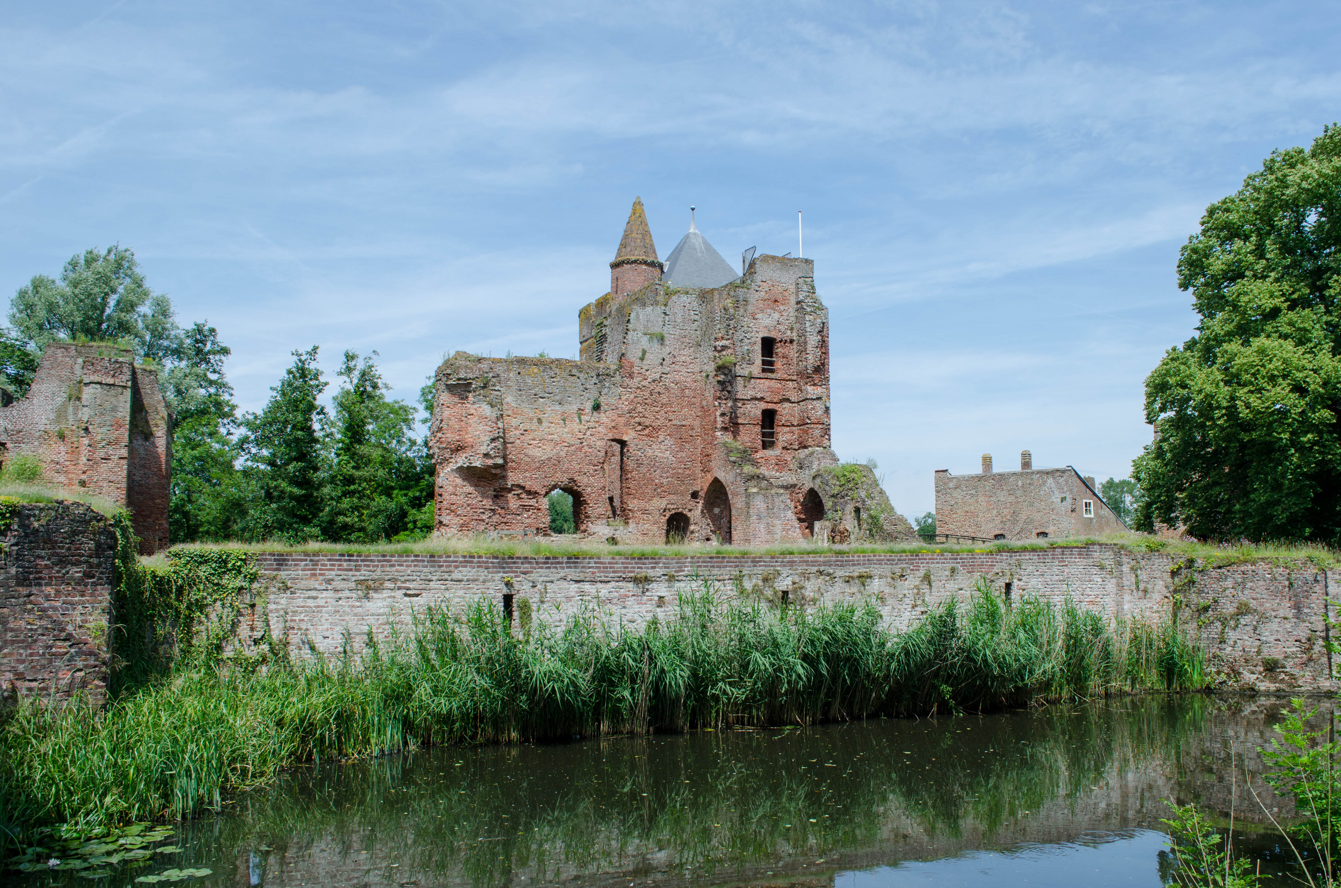 The ruins of Brederode Castle, or de Ruïne van Brederode as it's known in Dutch, can be seen outside Haarlem in the Netherlands