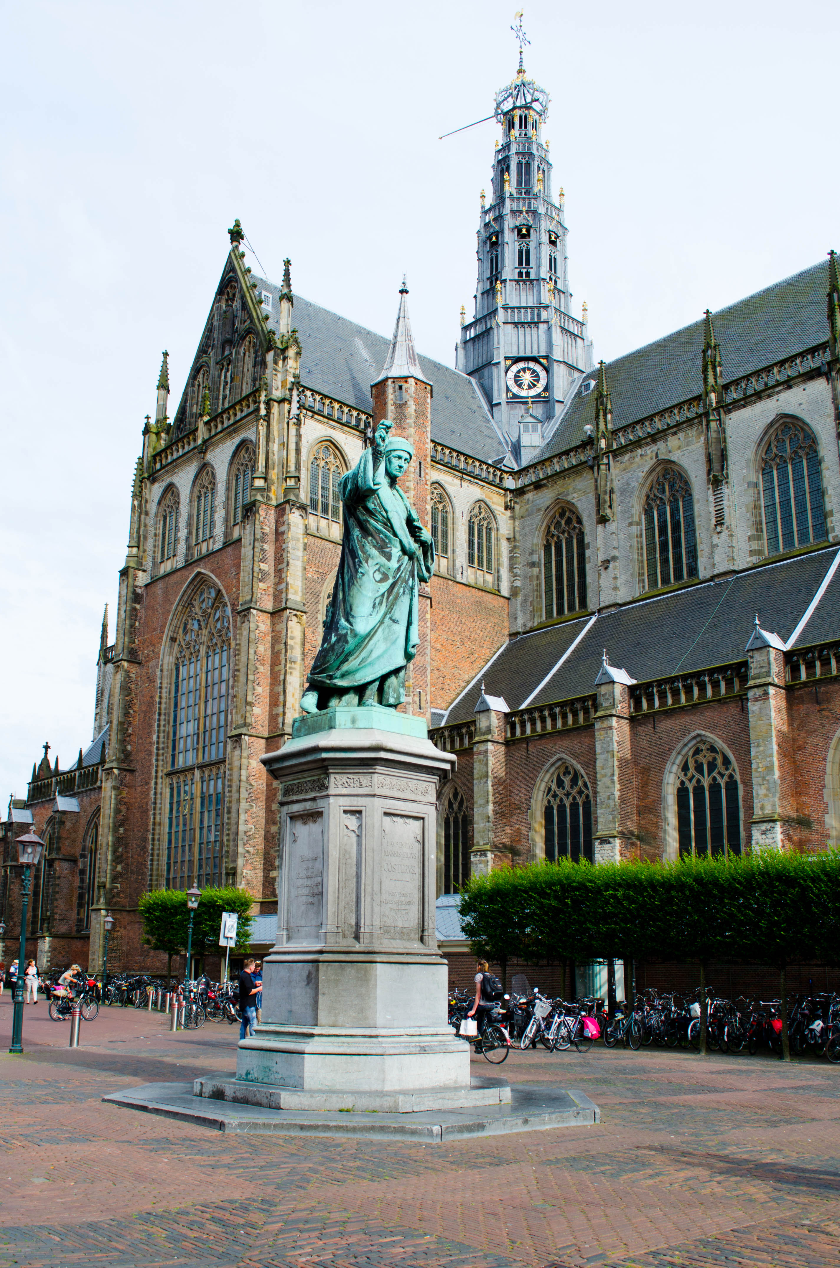 The breathtaking Cathedral of Saint Bavo in Haarlem, the Netherlands