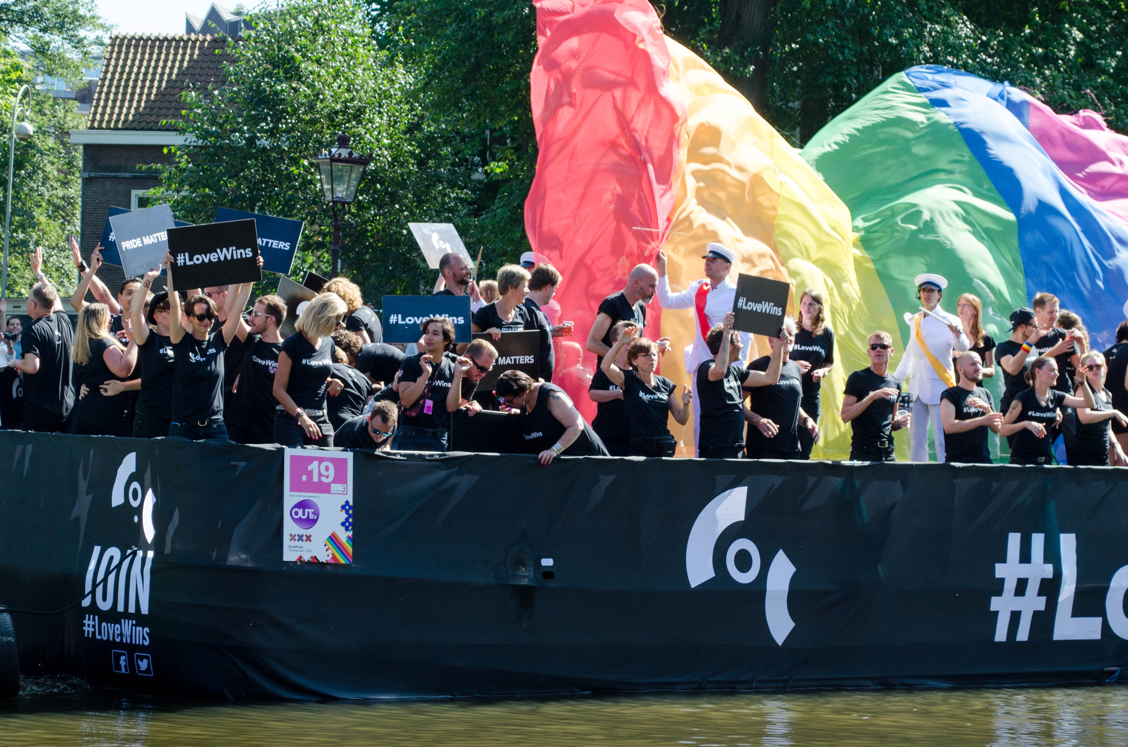 2016 Pride Parade in Amsterdam